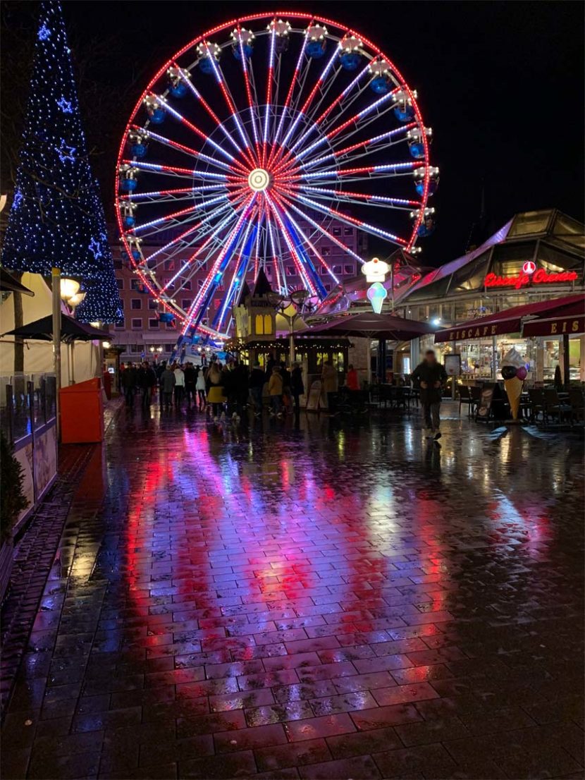 auf dem Weihnachtsmarkt
