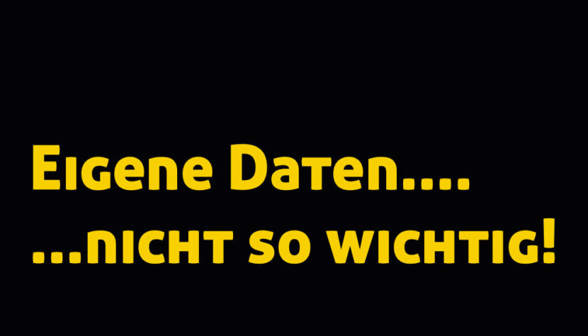 eigene daten - nicht so wichtig
