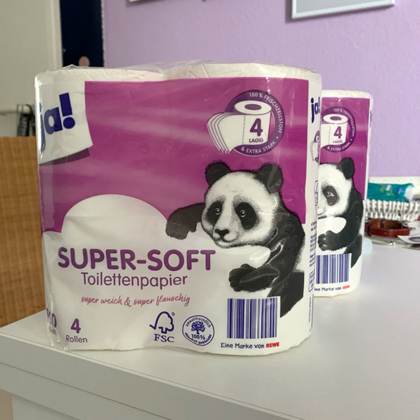 Das letzte Toilettenpapier