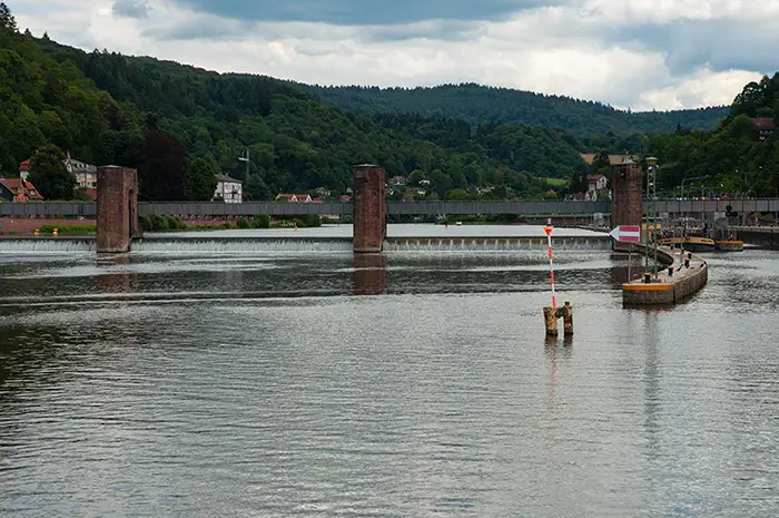 Der Fluss Neckar
