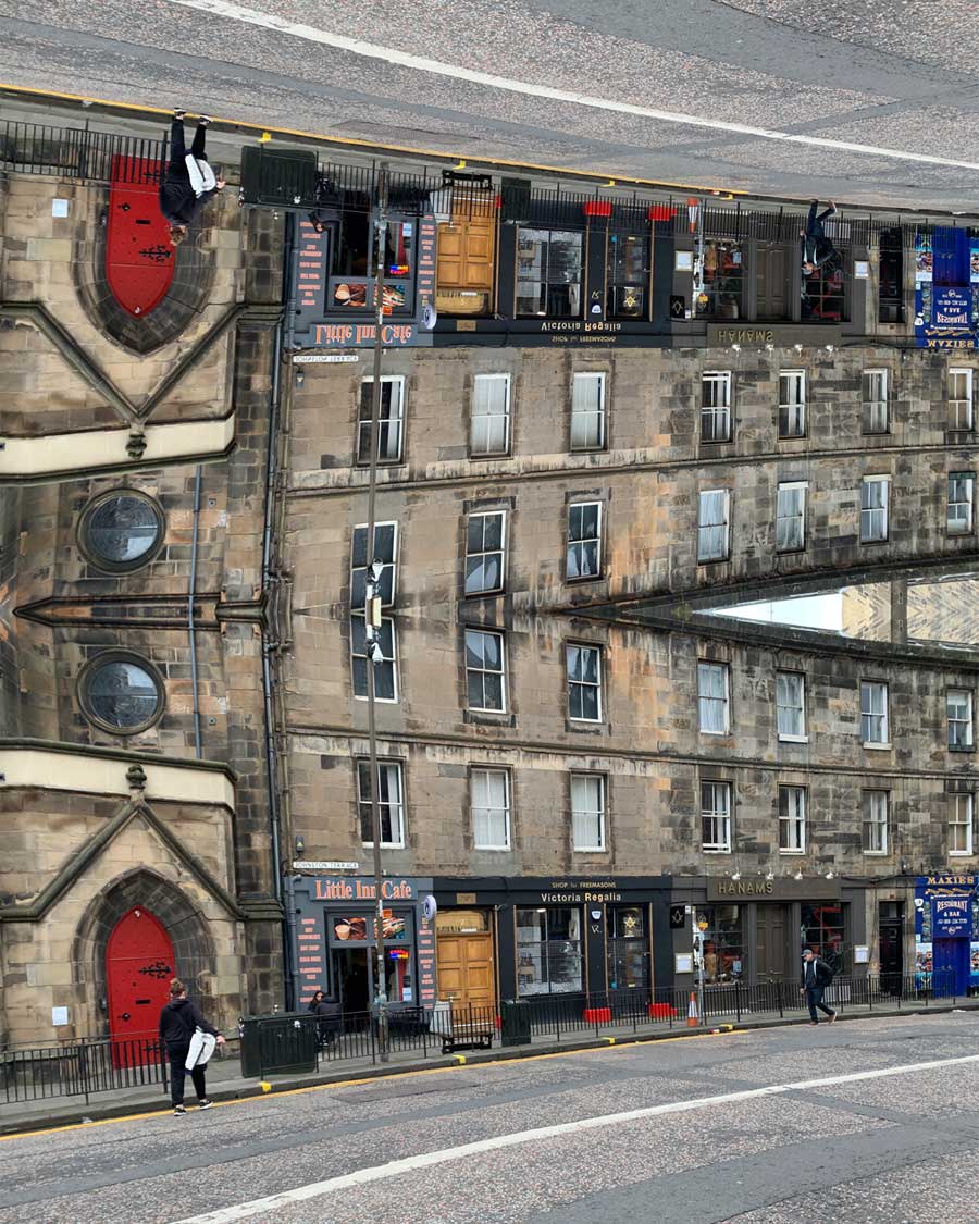 Edinburgh gespiegelt